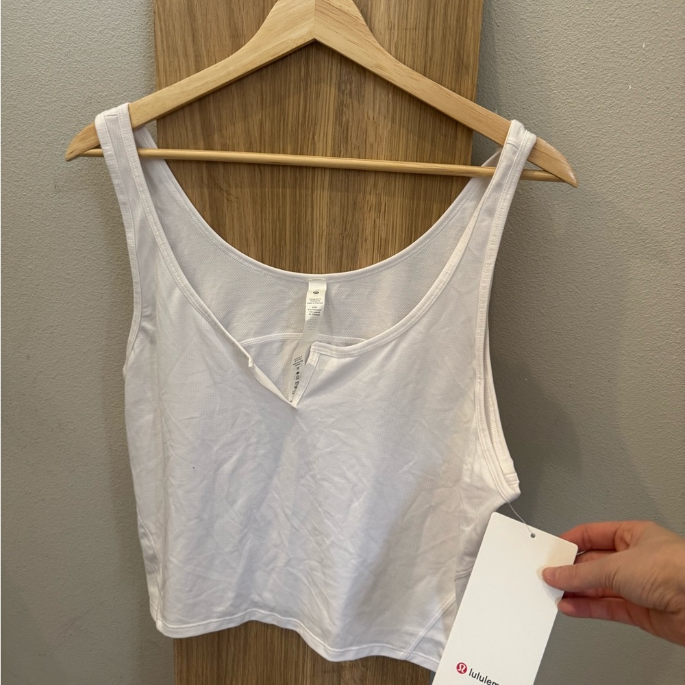 lululemon athletica Classic White Tank Top